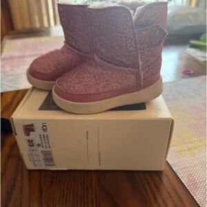 UGG Kids Sparkly Pink Boots